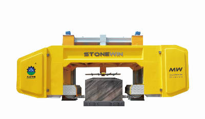 "Mastering Stone Sculpting with Zhongyuan Stonewin 76-Wire Diamond Multi-Wire Saw Machine: Achieve Exquisite Precision in Block Cutting
