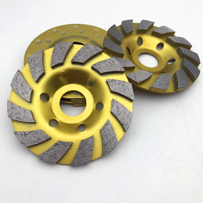 4 " 100mm Single Row Diamond Grinding Cup Wheel Abrasive Tool for Stone, Concrete, Granite Marble