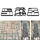  Plastic Path Maker Mold Reusable Concrete Cement Stone Brick Design DIY Manually Paving Paver Walk Mould Garden Building Tool