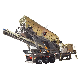 Trailer Truck Mounted Stone Jaw Crushing Rock Tyre Mobile Crusher for Sale