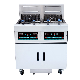  Double Tank Four Basket Electirc Open Chicken Fryer