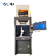  Raycus Jpt 20W 30W 50W 100W Fiber Laser Marking Engraving Machine Half Enclosed Laser Marker Table Type CE Certified 1064nm