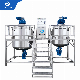 Liquid Soap Shampoo Lotion Detergent High Speed Dispenser Mixer Equipment Jacket Electric Steam Heating Mixing Platform Tank Making Machine with Agitator