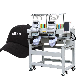 12 /15 Color Two Heads Flat Hat T-Shirt Apparel Computerized Cap, Garment, Plain Embroidery Machine