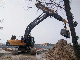 Tysim Km220 Long Excavator Clamshell Telescopic Boom Arm