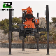 180 Meters Portable Hard Rock Borehole Well DTH Crawler Underground Water Drilling Rig