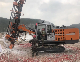 Mobile Steel Crawler Electrical Borehole Anchor Horizontal Top Hammer DTH Rotary Drilling Rig manufacturer