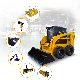  Construction Equipment Factory Electric Skid Steer Backhoe Loaders Machine Mini Skid Steer Wheel Loader with Good Price