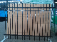 Wholesale Black Powder Coated Wrought Iron Picket Fence