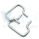 Custom High Quality Stainless Steel 304 Bending C Snap Hooks Metal Wire Rod Bending Forming Parts