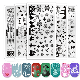 Custom Nail Art Stamping Plates Newest Christmas Halloween Manicure Template Nail Art Printing Stamping Model