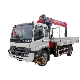  5tons Single Bridge Exit Truck Crane with Hydraulic Rotator Grab