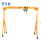 250kg Manual Push Outdoor Usage Portable Mini Gantry Crane manufacturer