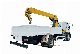 Isuzu 10ton Hydraulic Manipulator Lifting Mobile Truck Mounted Crane 12t Straight Boom Crane for Sale