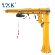  Bzd Type Electric Wire Rope Hoist Cantilever Swing Arm Jib Crane 3 Ton
