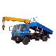 Dongfeng 153 Rhd LHD 8t Telescopic Boom 15t Cargo Tipper Dump Truck Mounted Crane manufacturer
