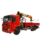 Smallest 26500lbs 10t Straight Boom Crane Mounted Mini Truck for Engineering Construction manufacturer