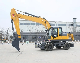 Xe210wb 21ton Earth Moving Machinery Wheel Excavator with High Operating Efficiency