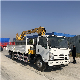  Isuzu New Design 8 Tons to 10 Tons Telescoping Boom Truck Mounted Truck with Crane for Sale