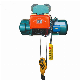 Single Girder Overhead Crane Trolley Hoist Wire Rope Lifting Machine 1t manufacturer