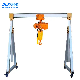 Professional Light Duty Single Rail Portable Gantry Crane Machine