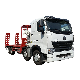 Factory New HOWO 8X4 Machinery Transportation Vehicle Flatbed Truck with Crane