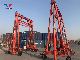  50 Ton Straddle Carrier Mobile Rtg Container Gantry Crane with Collision Avoidance System