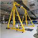 Small Mini Mobile Portable Gantry Crane with Electric Hoist