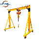 Light Heavy Duty Construction Lifting Equipment Portable Single Girder Crane Mobile Gantry Crane manufacturer