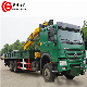  Sinotruk HOWO 4X2 6X4 8X4 12 Tons 20ton Cargo Truck Mounted Crane