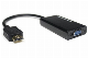 HDMI to VGA AV Adapter with Audio Output&3.5mm Cable