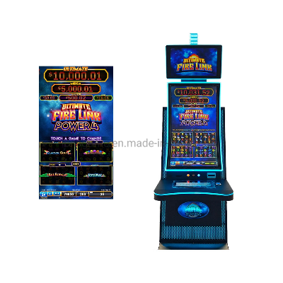 43"Ultimate Fire Link Multi Game Slot Cabinet with Ideck for Sale