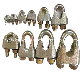  Cheap Sale Us Type Malleable Zinc Plated Wire Rope Clip Clamps