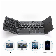 Tablet Phone Computer Triple Foldable Bluetooth Wireless Keyboard with Touchpad