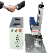 30W Recommended Mini Split Fiber Laser Marking Machine Can Mark Graphene manufacturer