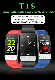 Health Detecting (T1S) ECG Heart Rate Blood Oxygen Temperature Smart Bracelet