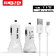 Mobile Phone 3.1A Dual USB Car Charger Smart Identification Compatible for Samsung Huawei + Micro Cable Kit