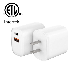  ETL Certified Pd 20W QC 3.0 USB a+C Fast Charging Block Type C USB a Wall Charger Dual Port Usbc Travel Charger