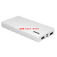 OEM/ODM Mini Portable Mobile Phone Charger with 2 USB 10000mAh Power Bank