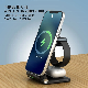  3 in 1 15W Fast Charging Cell Phone Holder Portable Wireless Charger with Stand