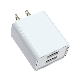  White Color Adapter 5V 2.4A Dual Port Travel USB Charger