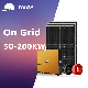  50kw 150kw 200kw 100kw Solar Panel System on Grid Tied Commercial Free Shipping Complete Solar System