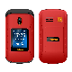 Uniwa V909t Customize Brand 2.8 Inch Double Screen Volte Flip 4G LTE 2250mAh Big Battery Feature Phone
