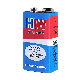 Hiw 6f22 9V Carbon Zinc Battery /Zinc Chloride Battery