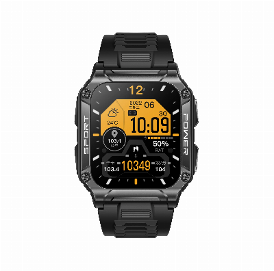 Nx6 Smart Watch 1.95" Big Screen Bt Calling Blood Oxygen Large Battery Men Sports Outdoor Compass Smartwatch