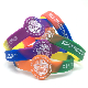 Fancy Customized Logo Rubber Silicone Bracelet for Promotion Gift