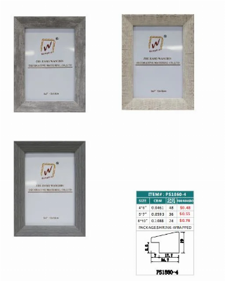 Good Quality Plastic 4X6" 5X7" 8X10" Photo Frames for Vertical or Horizontal Tabletop Display Wall Mount