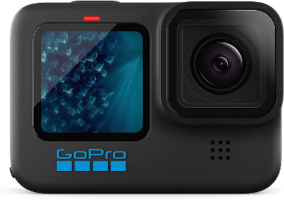 Gopro Hero11 Black Waterproof Action Camera with 5.3K60 Ultra HD Video, 27MP Photos, 1/1.9" Image Sensor, Live Streaming, Webcam