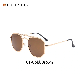 Simple Designer for Men Classic Ready Metal Frame Tac Lens Sun Glasses