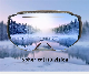 Double Layer Lens Wide Vision Anti-Fog Ski Glasses with CE Certificate